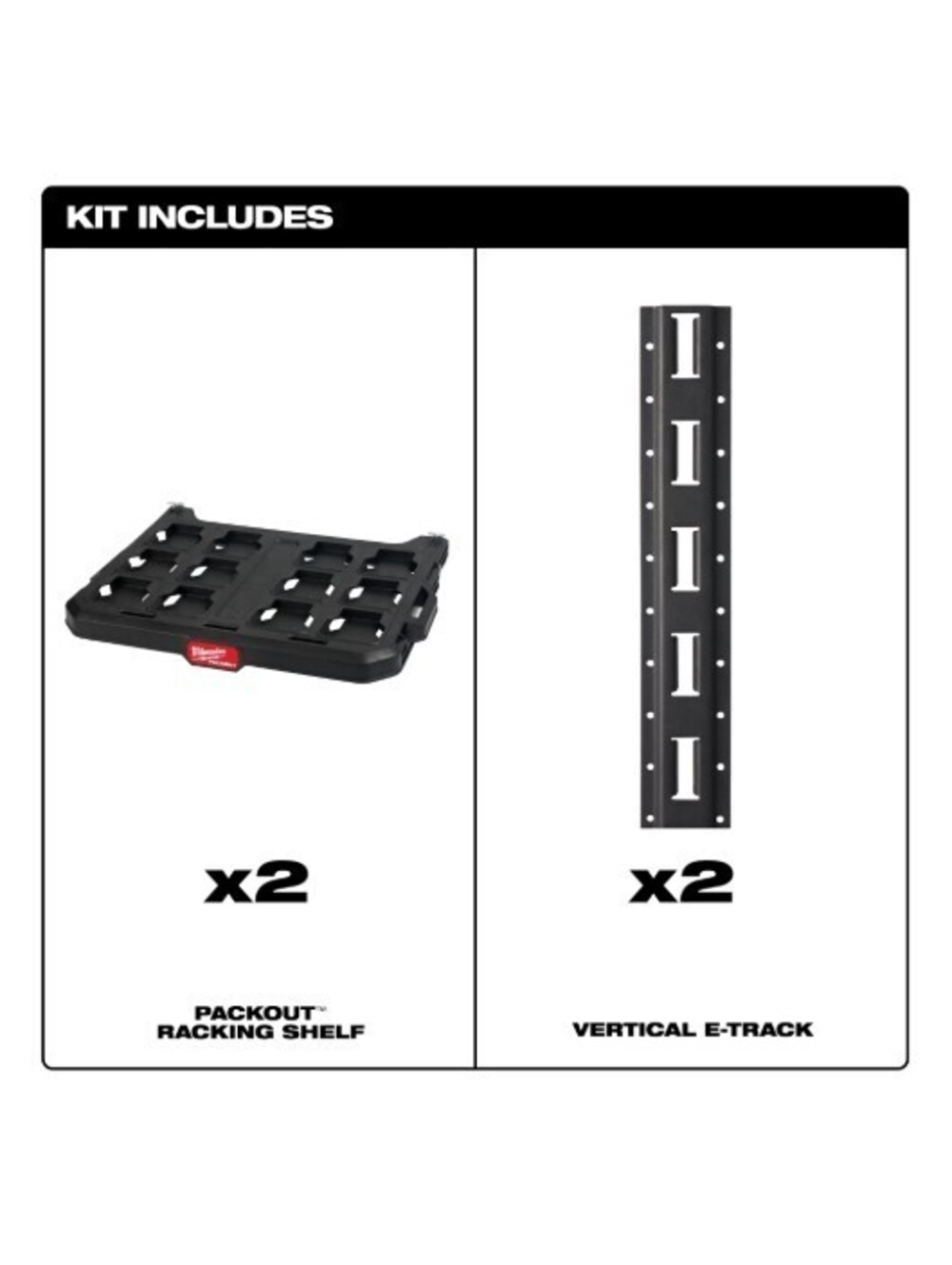 Milwaukee PACKOUT 2-Shelf Racking Kit - Picture 3 of 7